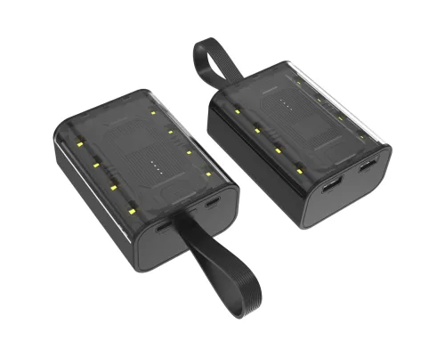 Внешний аккумулятор Courage, 5000 Mah, черный