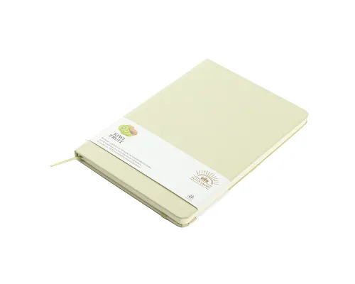 Блокнот из растительного сырья Tutti Frutti в твёрдом переплёте, киви