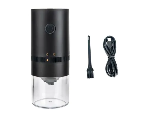 Портативная кофемолка Полинара с аккумулятором, черный