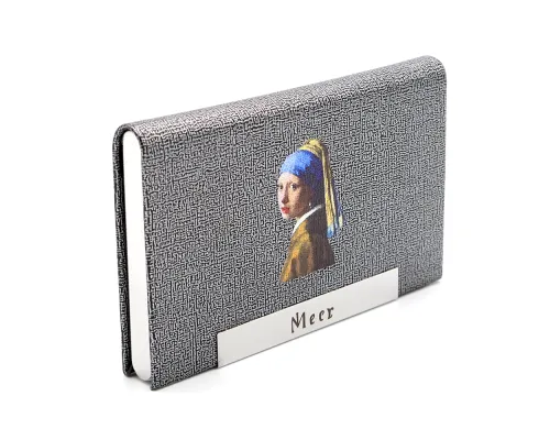 Визитница Тайм, серая