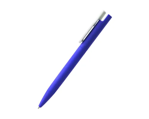 Ручка пластиковая Mira Soft софт-тач, синяя