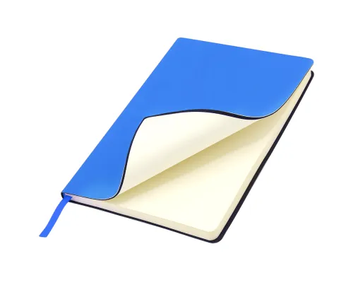 Ежедневник A5 недатированный Simflex в мягком переплёте, синий