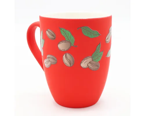 Кружка Elegante, софт-тач, 350мл, красная