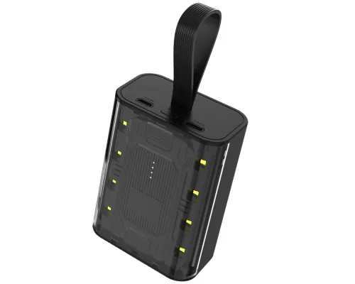 Внешний аккумулятор Courage, 5000 Mah, черный