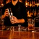 Набор Cocktail с изогнутой трубочкой и ершиком, серебристый