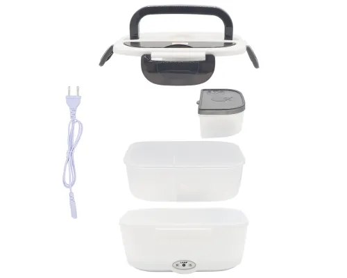 Ланчбокс с подогревом Yummybox, серый