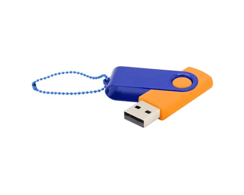 Флешка Designer To Go 2.0 USB 16Gb, оранжевый/синий