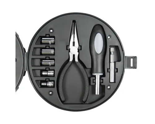 Набор инструментов в форме колеса TORQ, черный