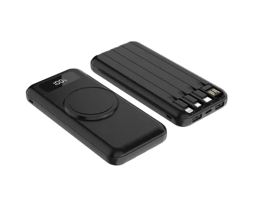 Внешний аккумулятор Authority с беспроводной зарядкой (5W), 10000 mAh, чёрный