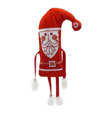 №1 НОВОГОДНИЙ КОЛПАЧОК текстиль (красный) 300 грамм новогодний подарок белорусский