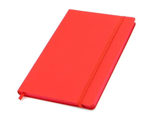 Ежедневник A5 недатированный Dante в мягком переплёте софт-тач, красный