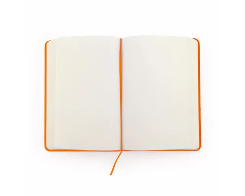 Блокнот A6 CORAL в твёрдом переплёте, ОРАНЖЕВЫЙ