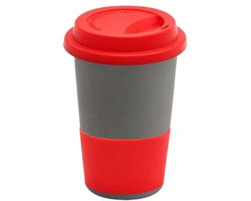 Кружка Magic To Go, серый/красный