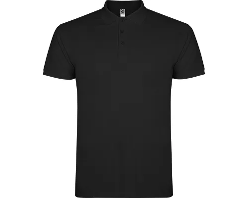 Футболка поло детская STAR ЧЕРНЫЙ, 1/2