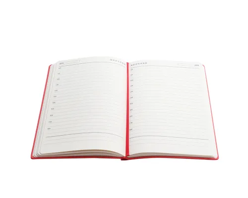 Ежедневник A5 недатированный Franco в мягком переплёте, красный