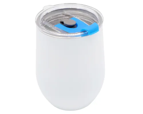 Термокружка с двойной стенкой Coffixx To Go, белая/синяя