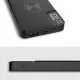 Внешний аккумулятор gPro QI, с беспроводной зарядкой 10000 mAh, черный