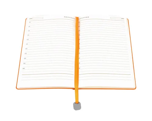 Ежедневник A5 недатированный Farfalla в мягком переплёте, оранжевый