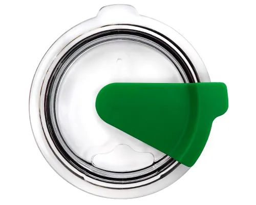 Кружка с крышкой Velvet Duo, софт-тач, чёрная/зелёная