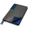Ежедневник A5 недатированный Molfetta в мягком переплёте, серо-синий