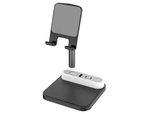 Беспроводное мультизарядное устройство Stave 15W, черный