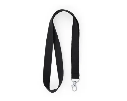 Ланъярд из полиэстера HOST, Черный.