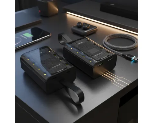 Внешний аккумулятор Courage, 5000 Mah, черный