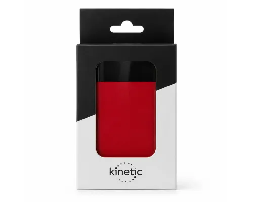 Внешний аккумулятор в металлическом корпусе Apria, 10000 mAh, красный