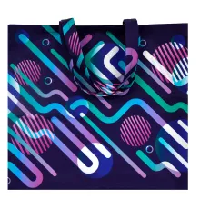 Сумка для покупок Бэгис с полноцветной печатью, длина ручек 50 см