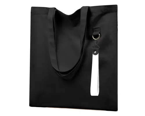 Сумка для покупок LUMISSA 325 г/м² с ремувкой, чёрный/белый