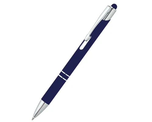 Ручка металлическая Ingrid софт-тач, темно-синяя