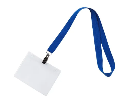 Лента для бейджа Neckband, синяя