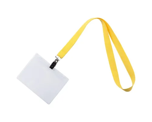 Лента для бейджа Neckband, желтая