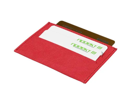 Чехол для карточек Twill, красный