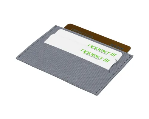 Чехол для карточек Twill, серый