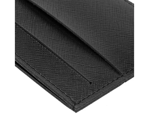 Чехол для карточек Linen, черный Чехол для карточек Linen, черный
