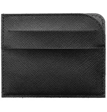 Чехол для карточек Linen, черный