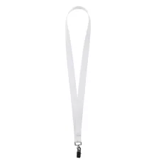 Лента для бейджа Neckband, белая