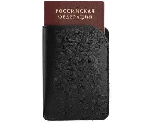Чехол для паспорта Linen, черный Чехол для паспорта Linen, черный