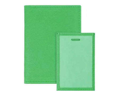 Обложка для автодокументов Twill, зеленая