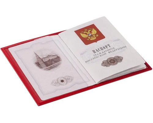 Обложка для паспорта Twill, красная Обложка для паспорта Twill, красная