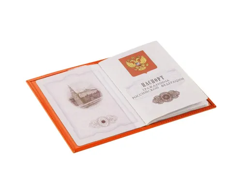 Обложка для паспорта Twill, оранжевая