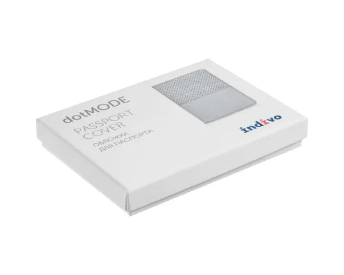 Обложка для паспорта dotMODE, серая Обложка для паспорта dotMODE, серая