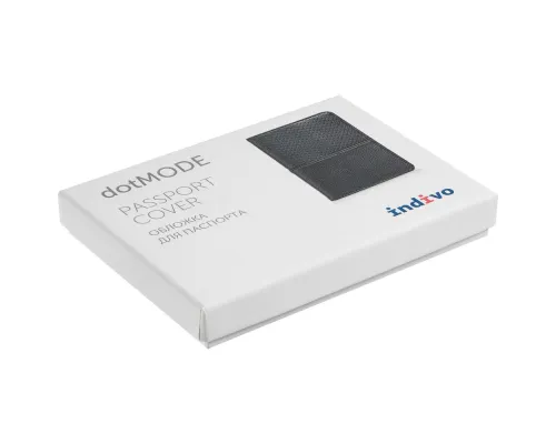 Обложка для паспорта dotMODE, черная Обложка для паспорта dotMODE, черная