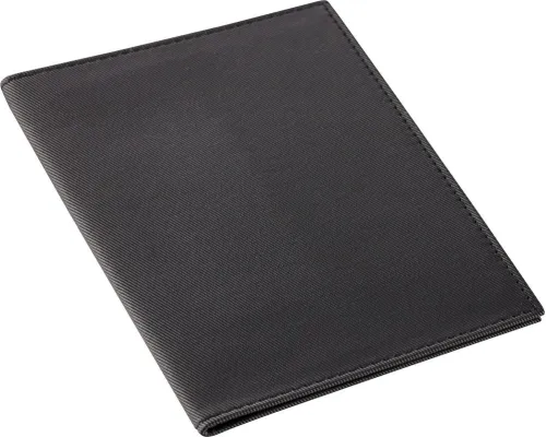 Обложка для паспорта Twill, черная Обложка для паспорта Twill, черная