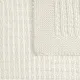 Плед Lattice, молочно-белый