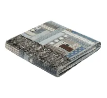 Плед Baltimora, серо-голубой