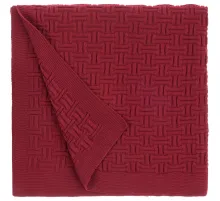 Плед Biscuit, бордовый