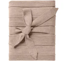 Плед Pleat, бежевый