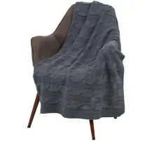 Плед Stille, серый меланж